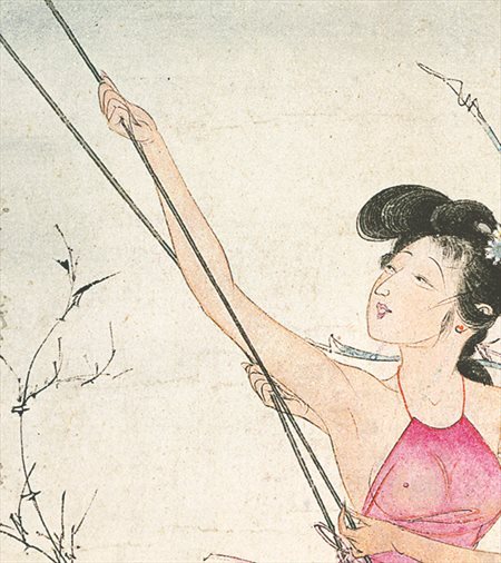 龙湾-胡也佛的仕女画和最知名的金瓶梅秘戏图